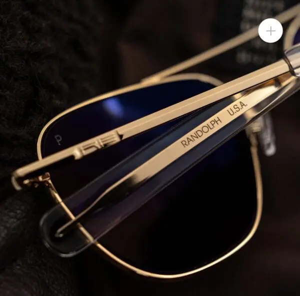Aviator AF058 Regular 55mm 23K Gold & American Gray Polarized - Afbeelding 5