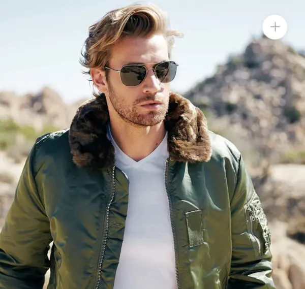 Aviator AF096 Regular 55mm Gunmetal & AGX Non Polarized - Afbeelding 7