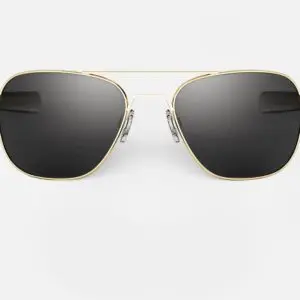 Aviator AF058 Regular 55mm 23K Gold & American Gray Polarized