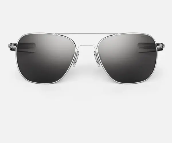 Aviator AF075 Regular 55mm Bright Chrome & American Gray Non Polarized