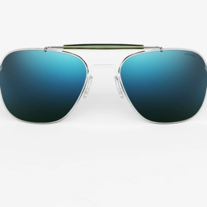 Aviator II AT006 Regular 55mm Bright Chrome & Cobalt Polarized
