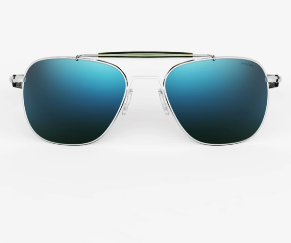 Aviator II AT006 Regular 55mm Bright Chrome & Cobalt Polarized