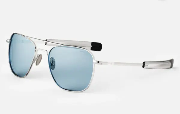 Aviator AF233 Regular 55mm 23k White Gold & Blue Hydro - Afbeelding 3
