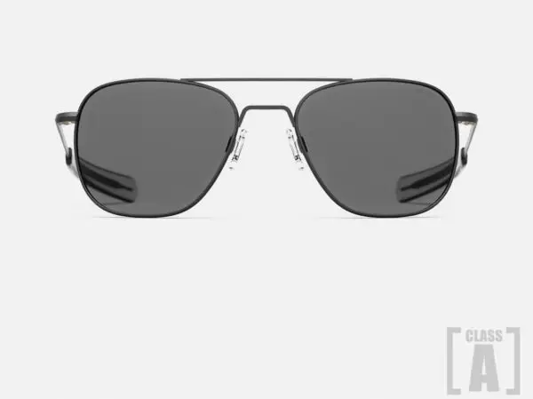 Class A Aviator AF414 Large 58mm Midnight Force & American Gray Non Polarized