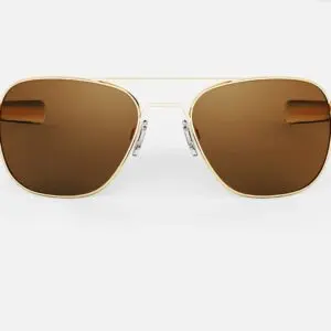 Aviator AF236 Regular 55mm 23k Gold & American Tan Non Polarized